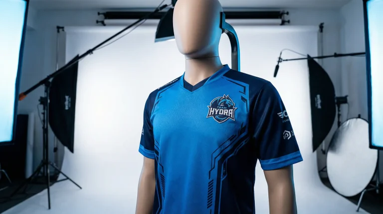 Maillot et logo de la Karmine Corp équipe esport française