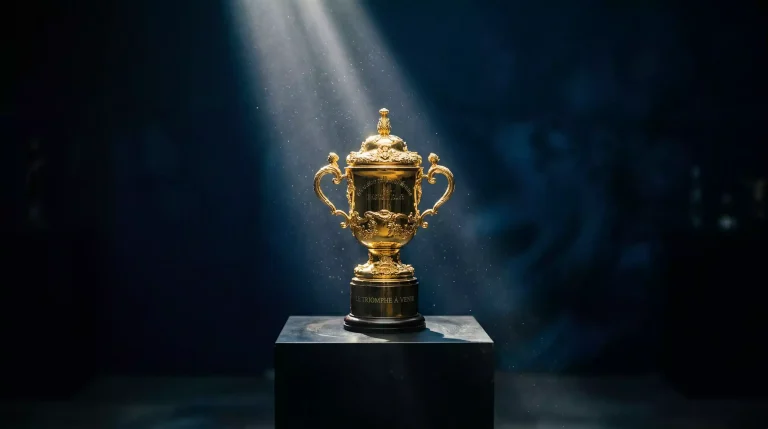 Trophée doré sur fond de calendrier représentant les paris long terme