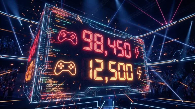Compteur numérique affichant un score de kills élevé